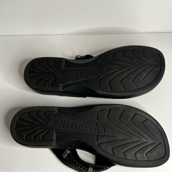 Minnetonka Black Silverbay Sandals - Picture 6 of 6